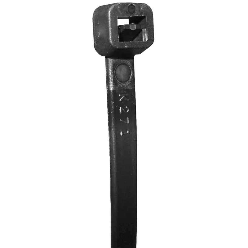 11" Standard Cable Ties, Black (100/Pack)