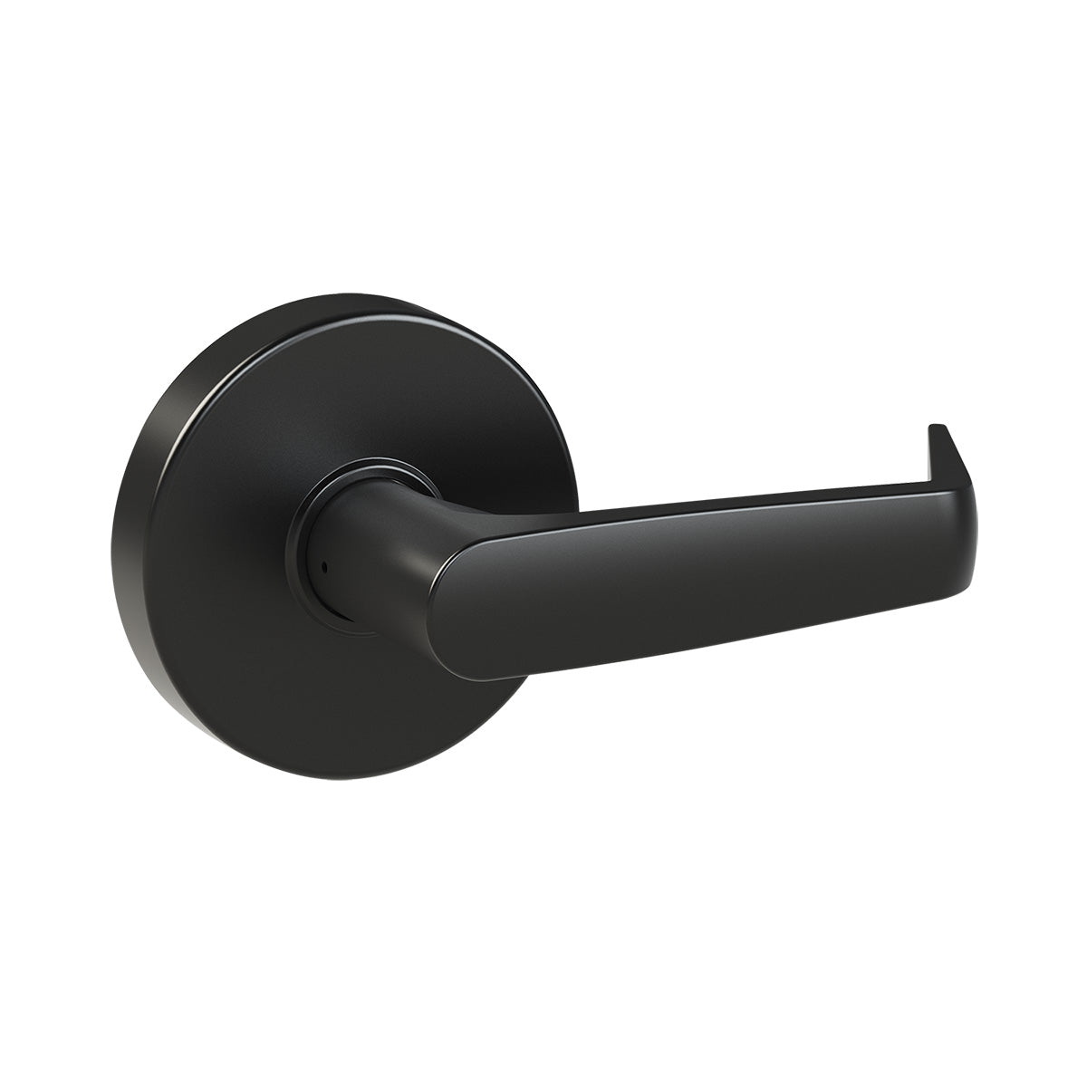 Duke Commercial Passage Lever, Matte Black