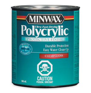MINWAX® POLYCRYLIC™ PROTECTIVE FINISH 946ML CLEAR GLOSS