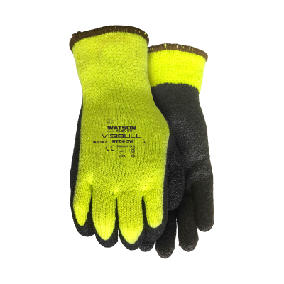 Vis-A-Bull Hi-Vis Gloves, Yellow X-Large