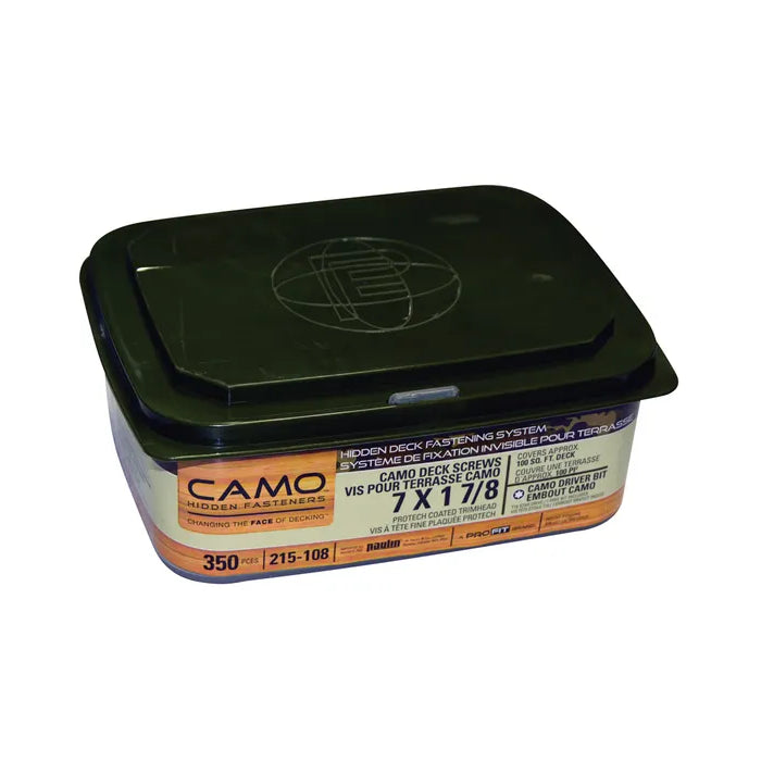 CAMO DECK SCREW 1-7/8" 350 PCS WITH 1 DRIVER BIT