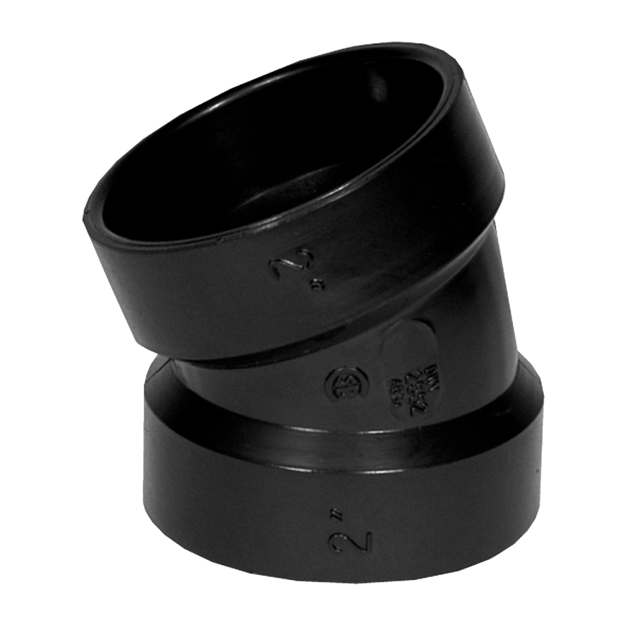 3" 22-1/2° PVC Elbow