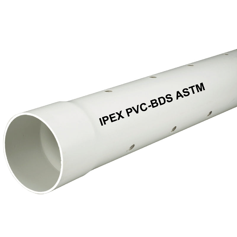 3"x10' PVC Perforated Sewer and Drain Pipe