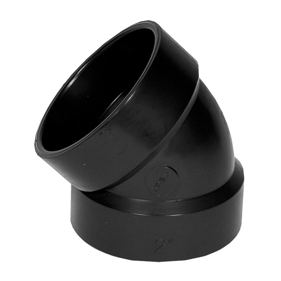 1-1/4" 45 Degree ABS Elbow H x H