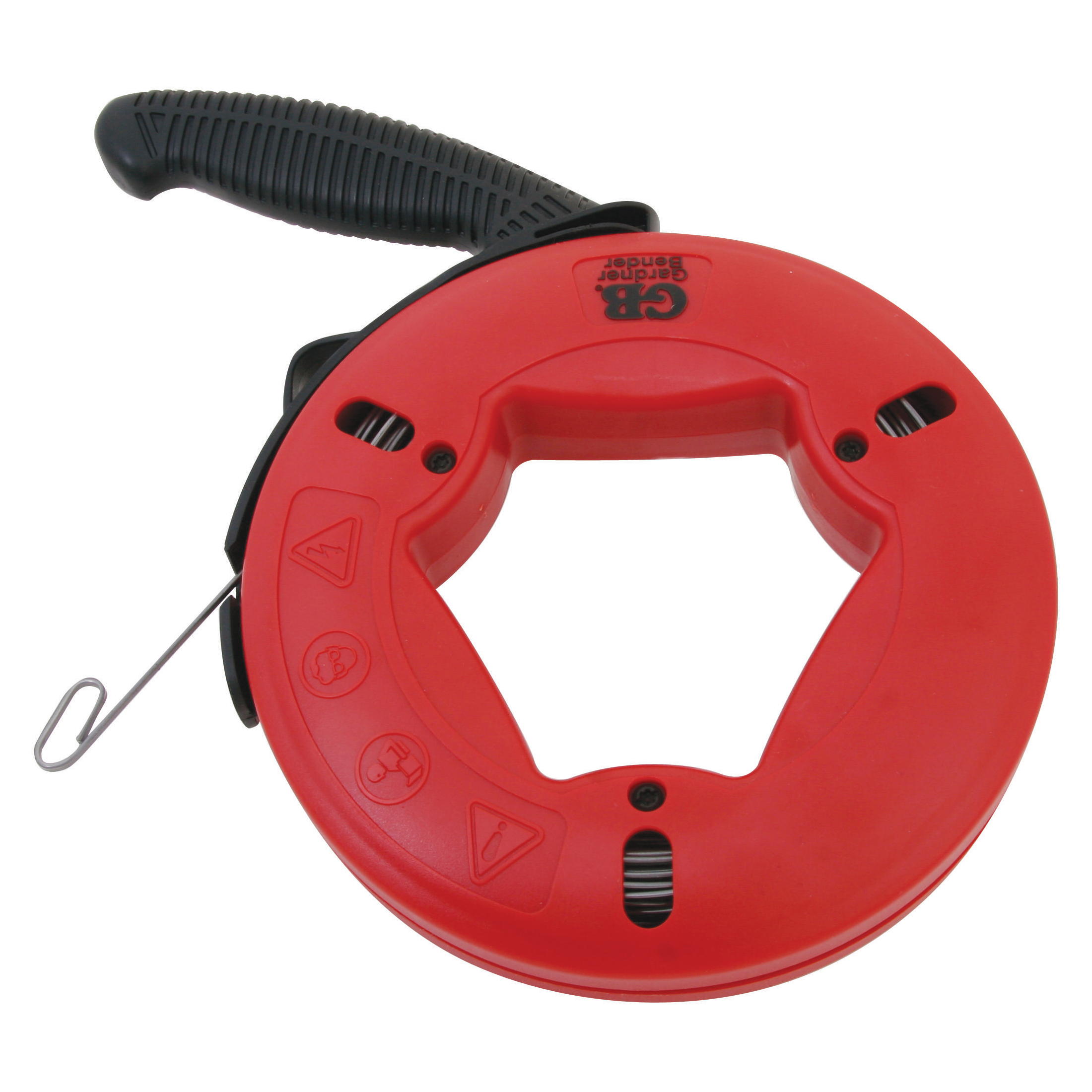 Tape Fish w/ Handle, Red/Black