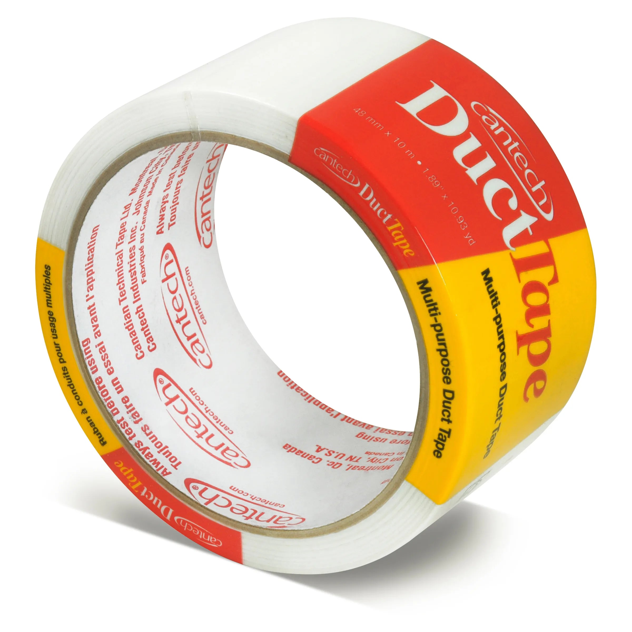 48mm x10m Cloth Duct Tape, White