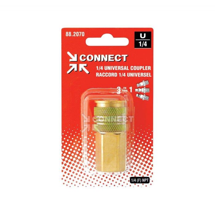 1/4" Female Air Compressor Coupler Universal, Brass