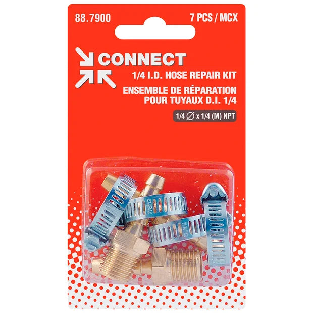 1/4" 7 PC Air Compressor Hose Repair Kit