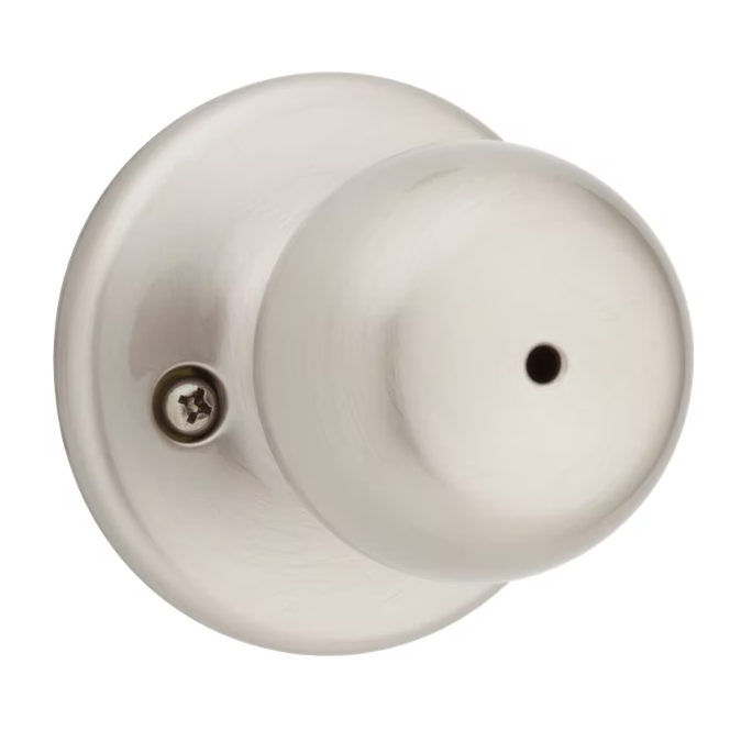 Fairfax Knob - Privacy, Satin Nickel