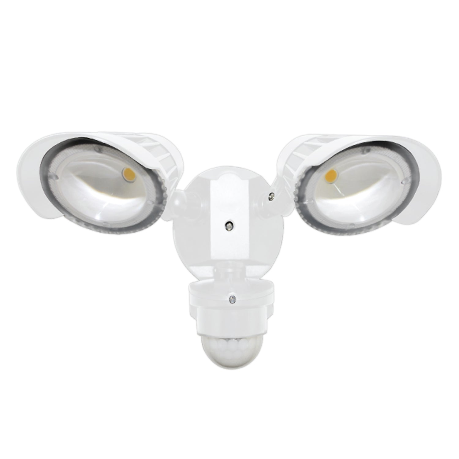 LED Motion Sensor Light Fixture 2HD 23W, White