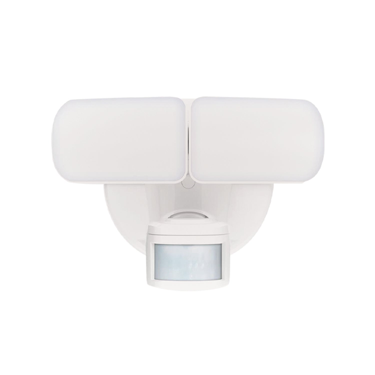 LED Motion Sensor Light Fixture 2HD 15W, White