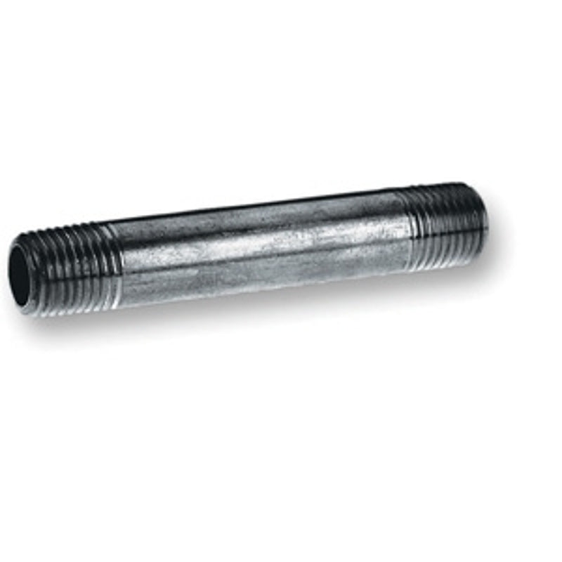 3/4"x48" Steel Pipe Nipple, Black