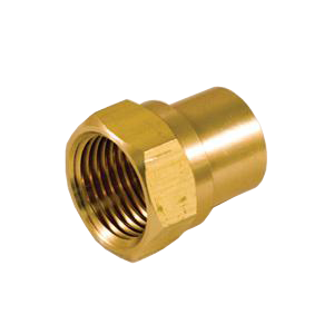 1/2"x1/4" Brass Pipe Adapter Fitting
