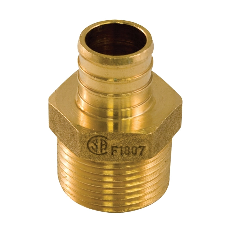 1/2" Pex Male Adapter, Brass