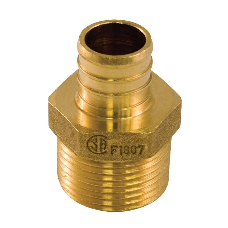 PEX ADAPTER MALE BRASS 1/2IN