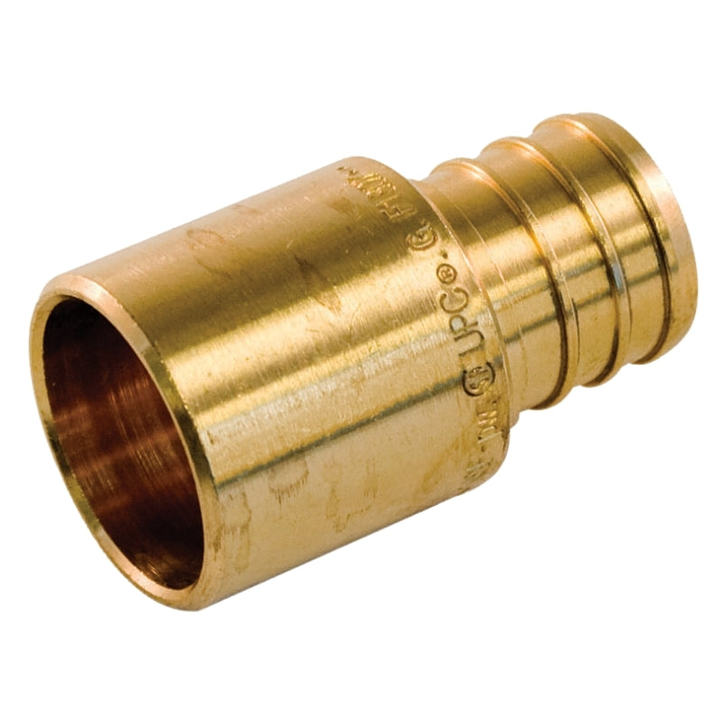 1/2" Pex Male Sweat Adapter, Brass
