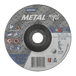 Metal 4-1/2in RightCut A AO Type 27/42 Right Angle Cut-Off Wheel