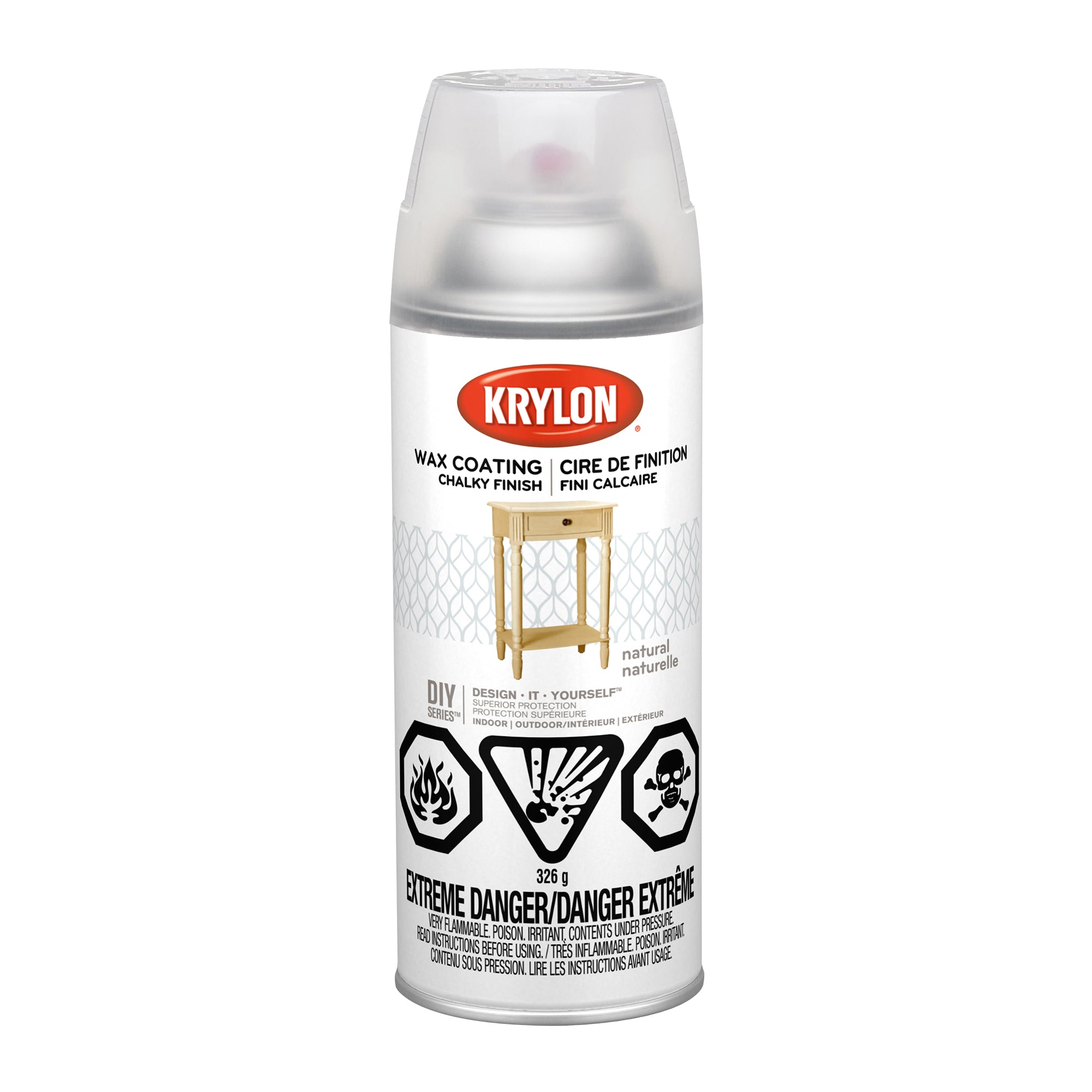 Chalky Finish Paint Finishing Wax, Natural 326g