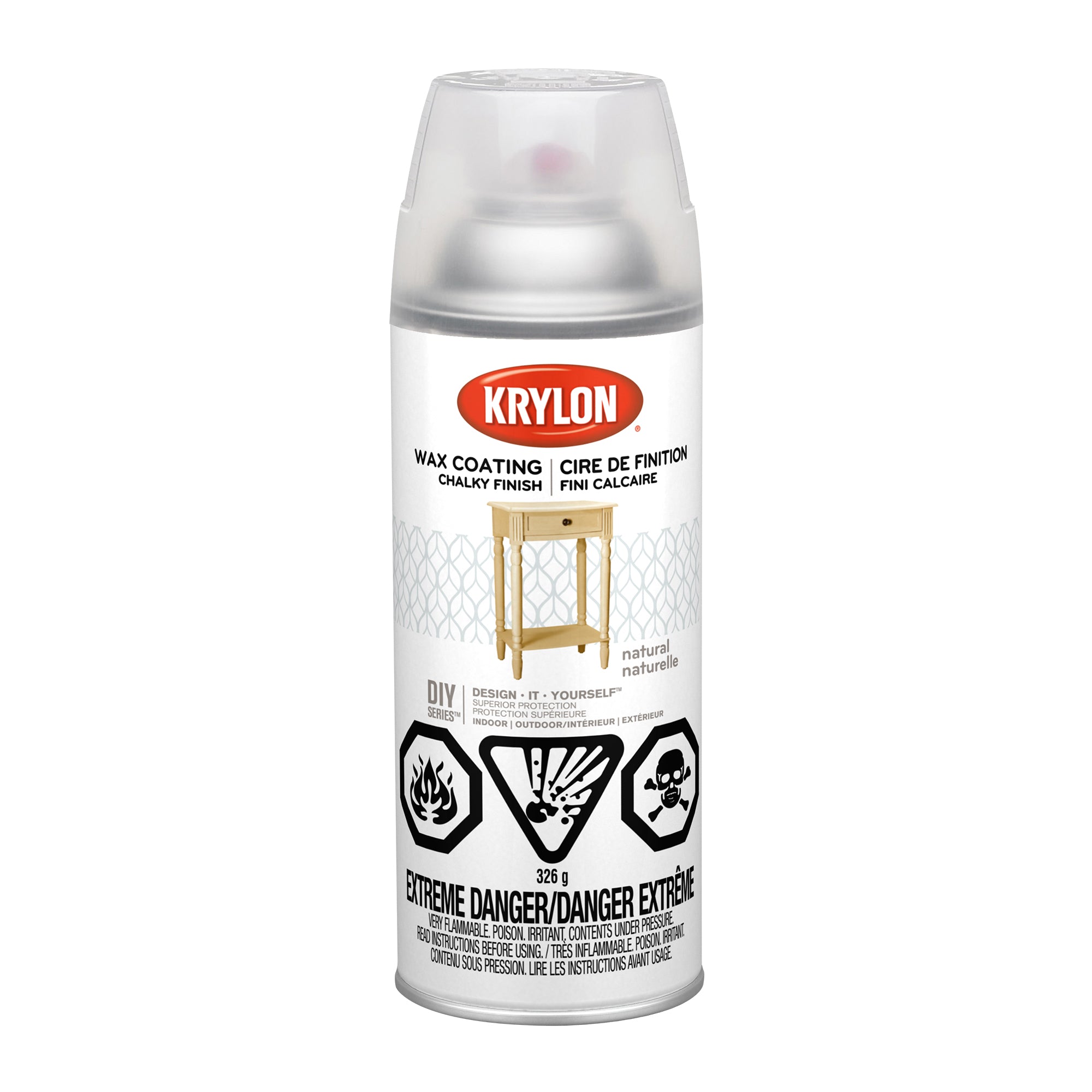 Krylon® Chalky Finish Paint Finishing Wax, Natural, 326 g