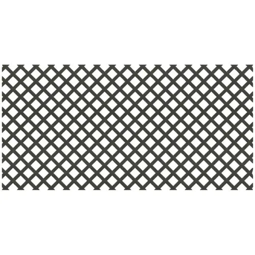 4'x8' Vinyl Lattice Black