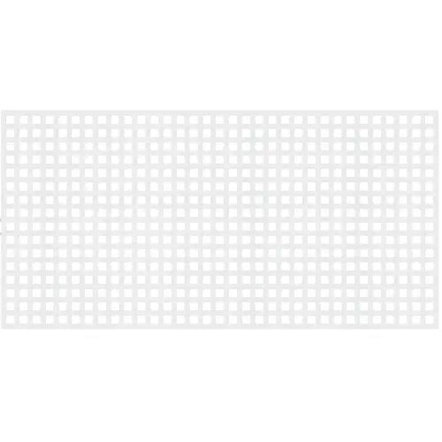 4'x8' Square Vinyl Lattice White