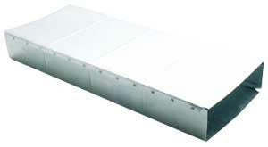 Stack Duct, 48 in L, 10 in W, 3-1/4 in H, 30 Gauge, Galvanized Steel