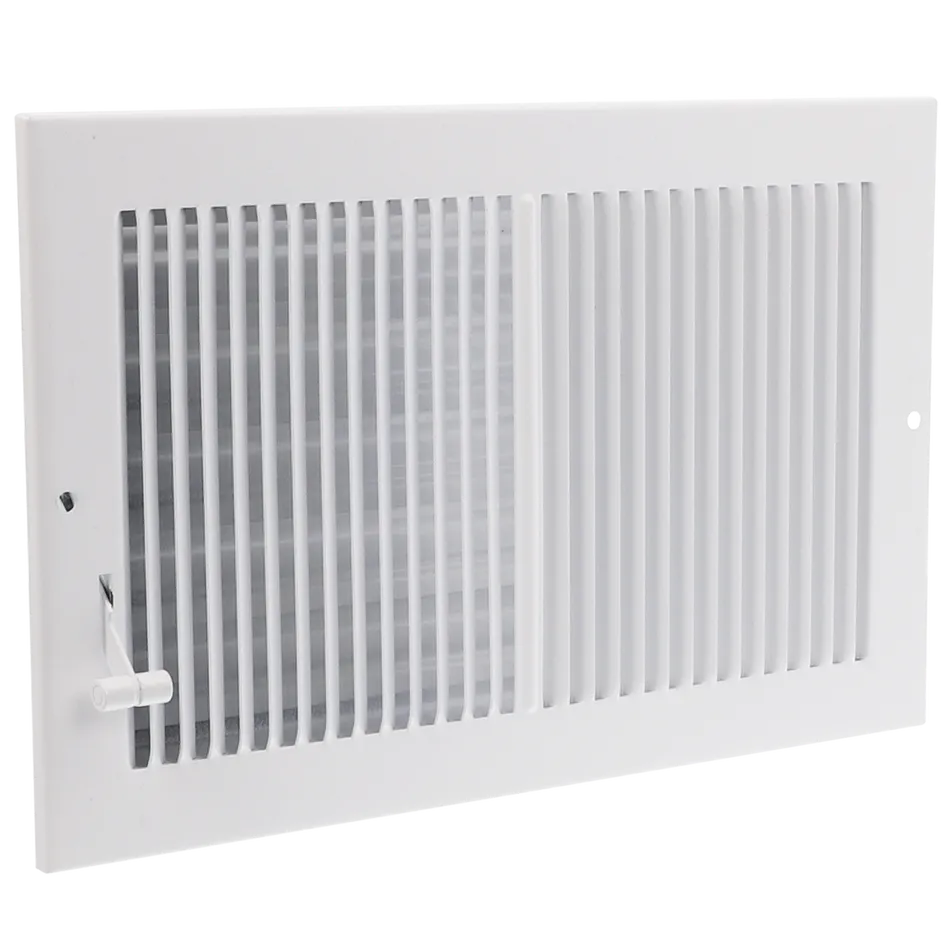 14" x 6" Sidewall Grille Plastic, White