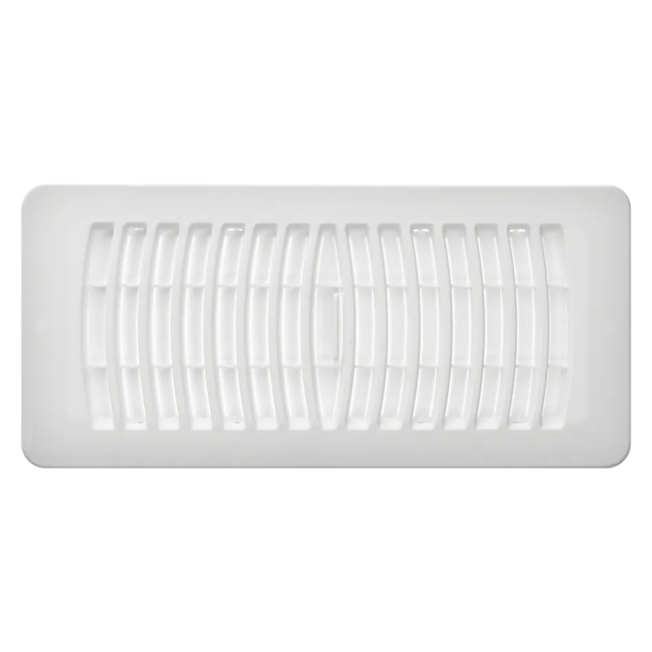 4" x 10" Floor Register Plastic, Gray