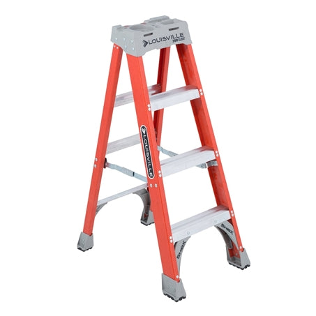 Step Ladder, 4 foot, Fiberglass, Grade 1A (300 pounds)