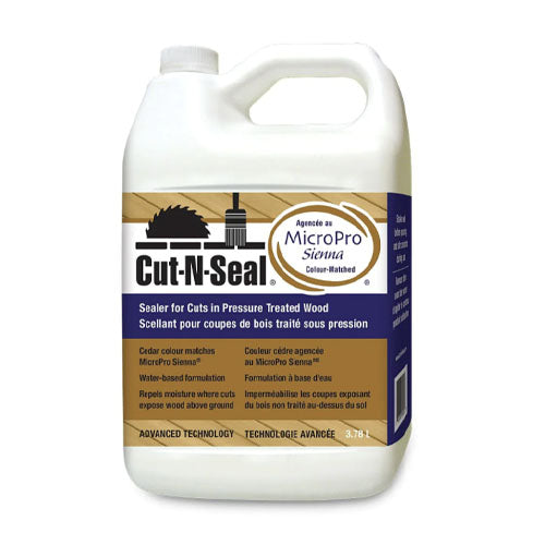 Cut-N-Seal 50614 3.78L (1gal) Sienna Cedar Brown End Cut Sealer Wood Preservative