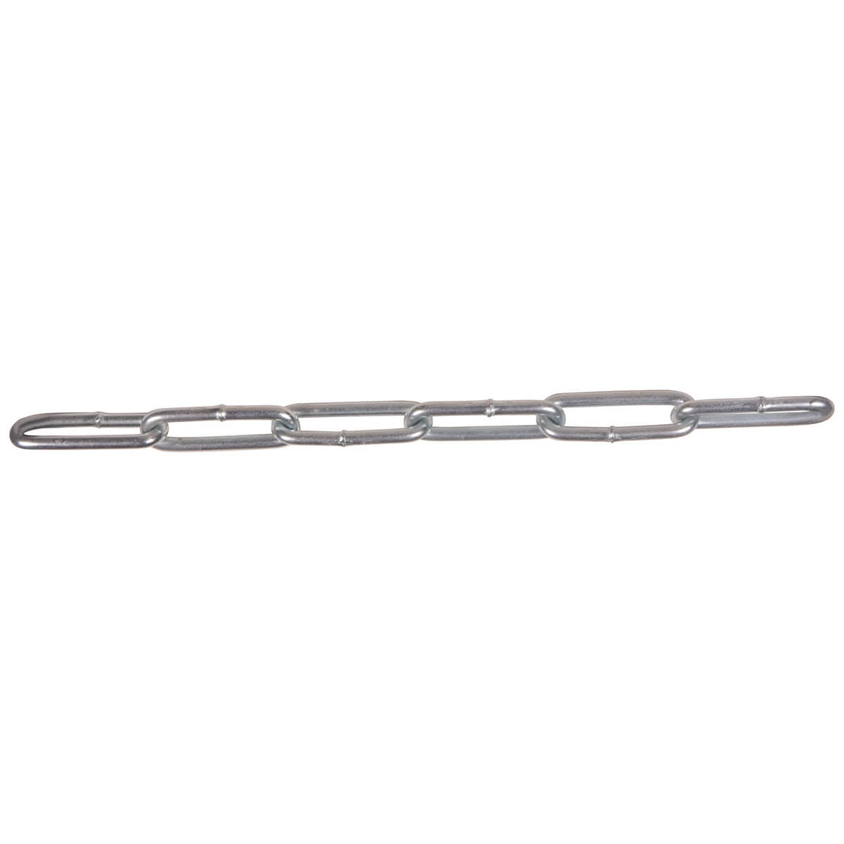#2/0 Straight Link Chain, Zinc