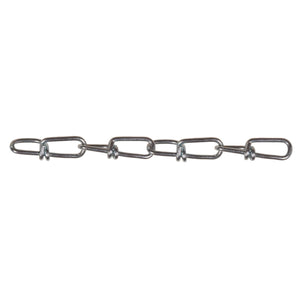 #1/0 Double Loop Chain, Zinc