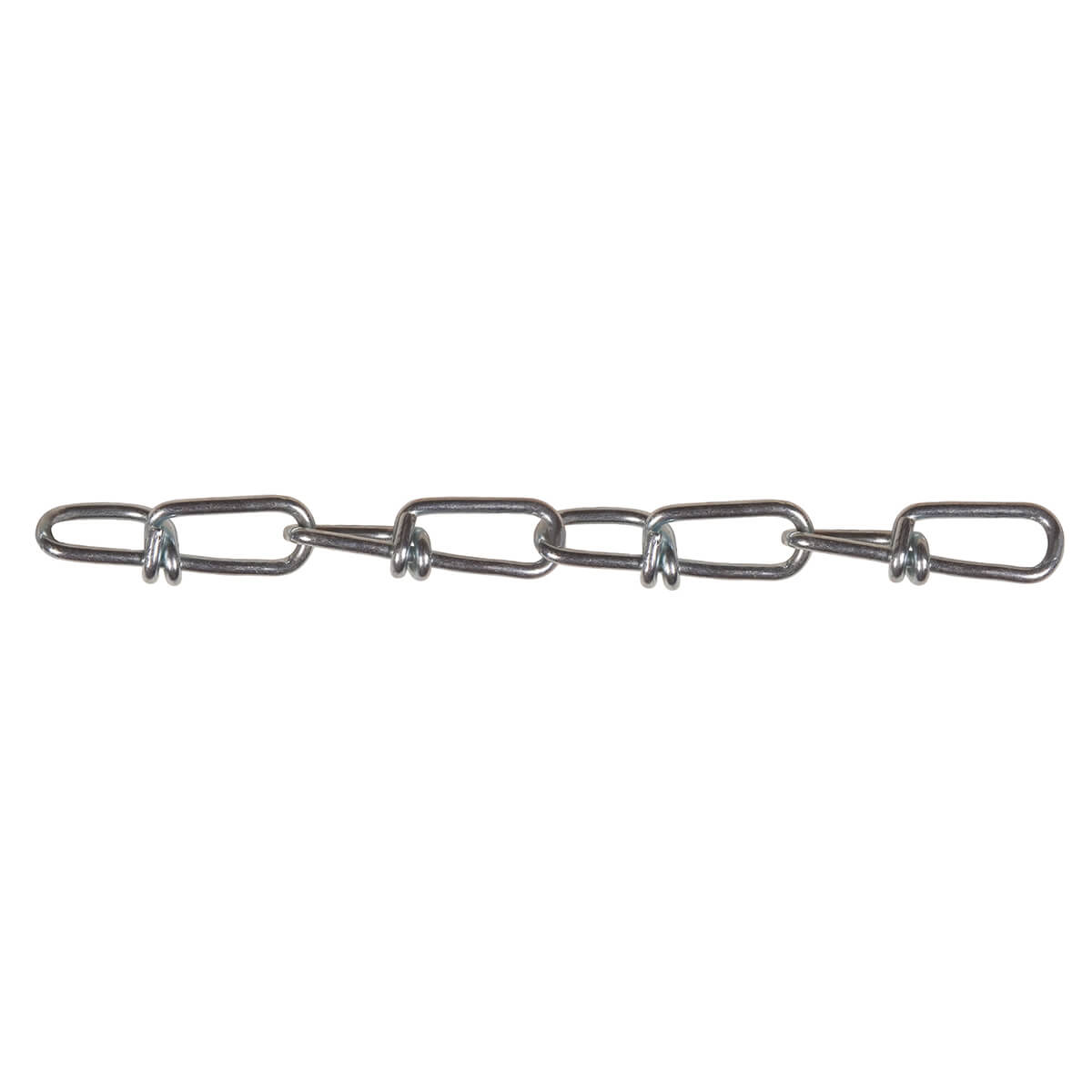 #2/0 Double Loop Chain, Zinc