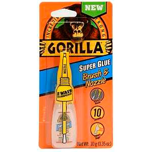Gorilla Super Glue Brush & Nozzle 10g