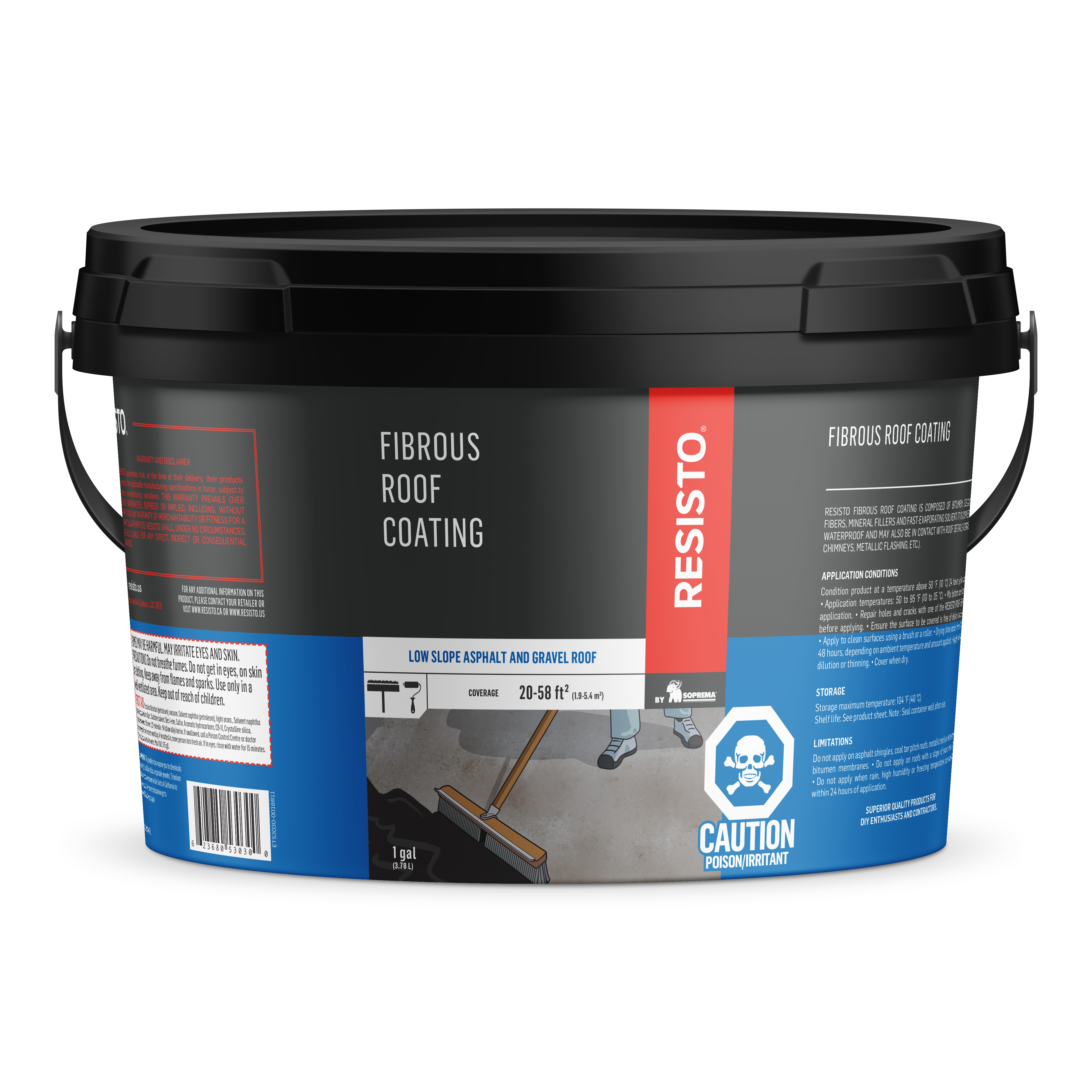 Fibrous Roof Coating 1 Gal