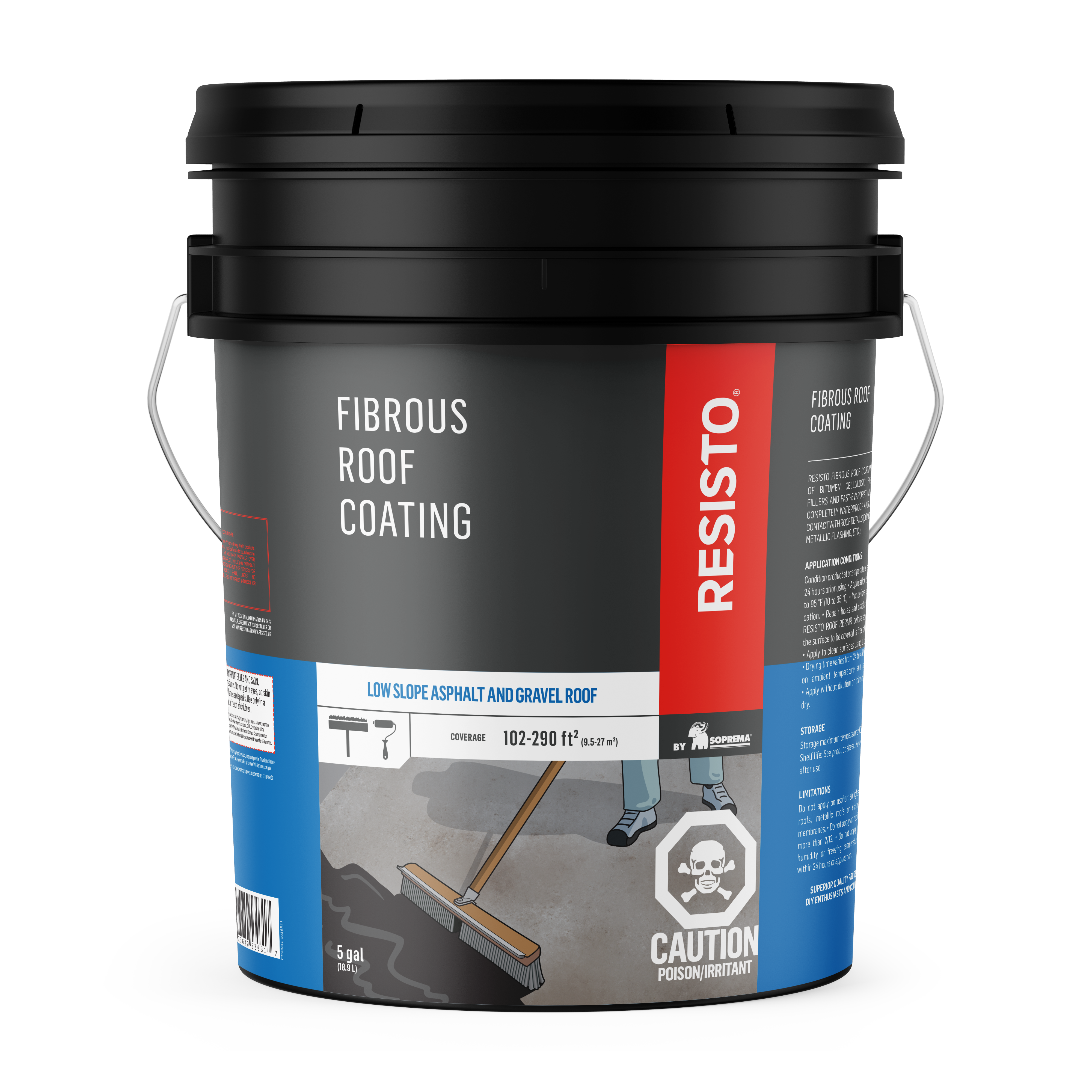 Fibrous Roof Coating 5 Gal