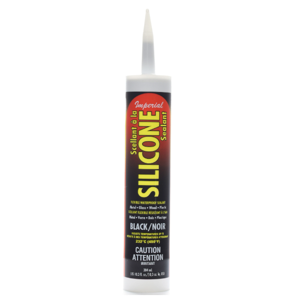 SEALANT SILICONE BLACK 10.3OZ