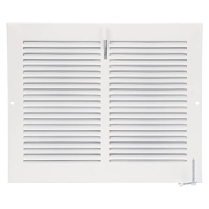 10" x 6" Sidewall Grille, White