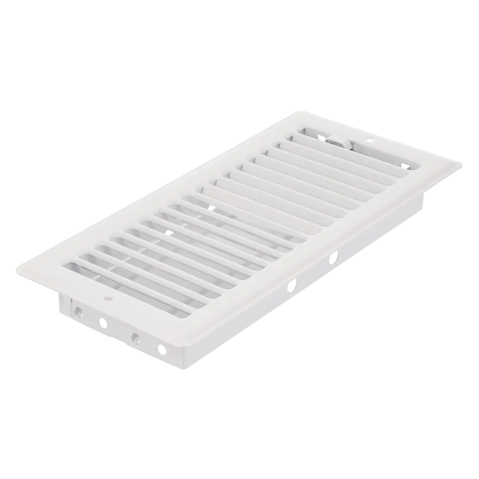 4" x 10" Ceiling Register, White