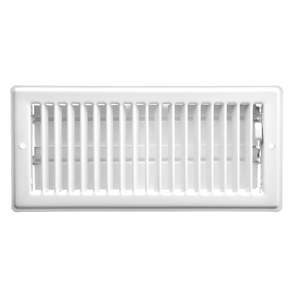 4" x 10" Ceiling Register, White
