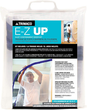Trimaco 54740 E-Z UP Dust Containment Door Kit 3' x 7'