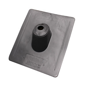 Canplas Duraflo Pipe Flange Roof Flashing - Thermoplastic - Black - 16.2-in L x 16.2-in W