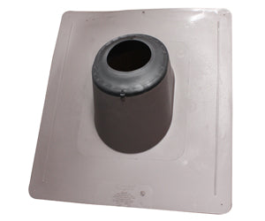 Canplas Duraflo Pipe Flange Roof Flashing - Thermoplastic - Brown - 16.2-in L x 16.2-in W