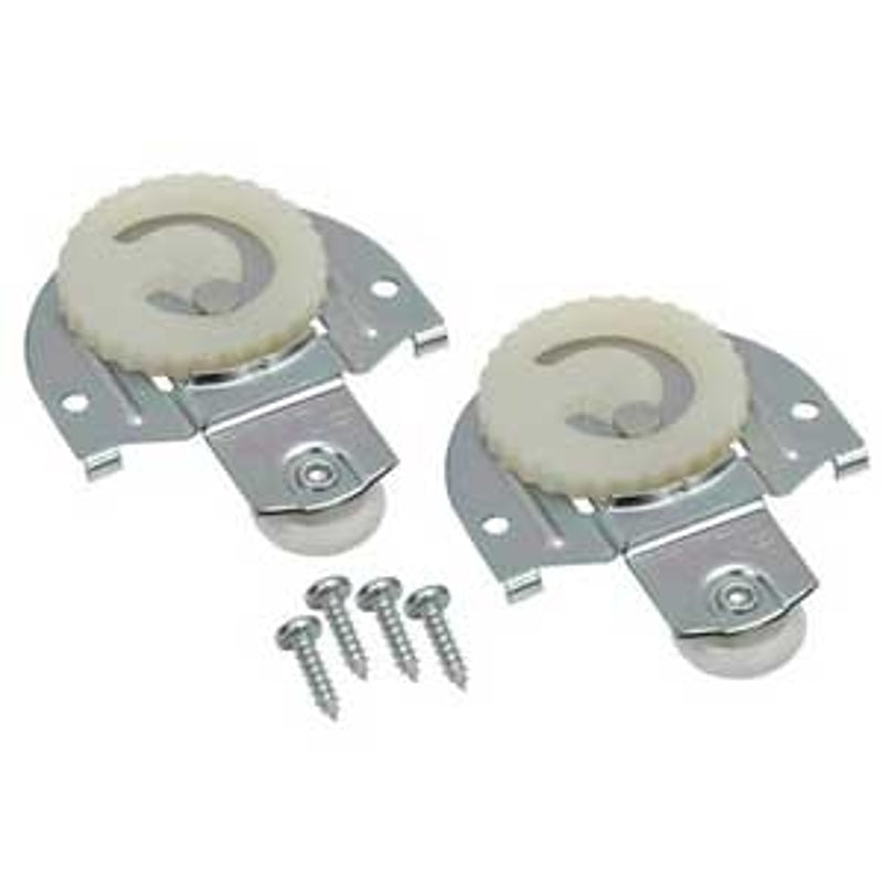 Dual Offset Door Hanger Metal For: 3/4 to 1-3/8 inch Door Panels