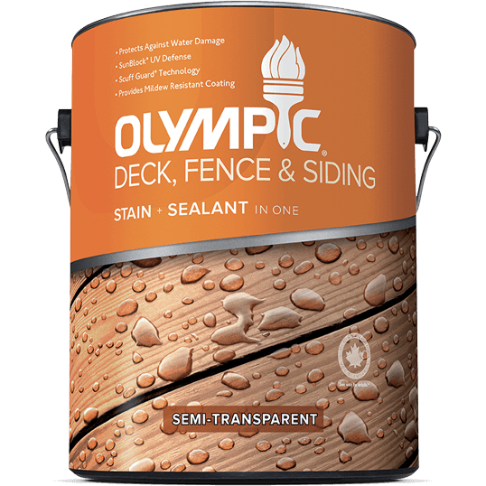 OLYMPIC WOOD PROTECTOR STAIN + SEALANT SEMI-TRANSPARENT 3.78 L