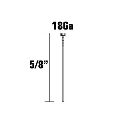 5/8" 18ga Brad Nail 1M