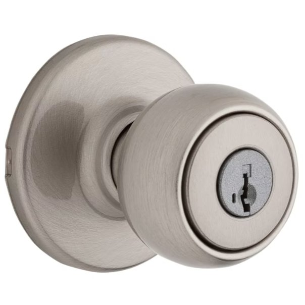 Fairfax Knob - Keyed, Satin Nickel