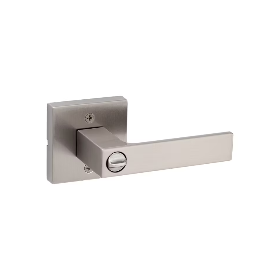 Singapore Lever - Keyed, Satin Nickel