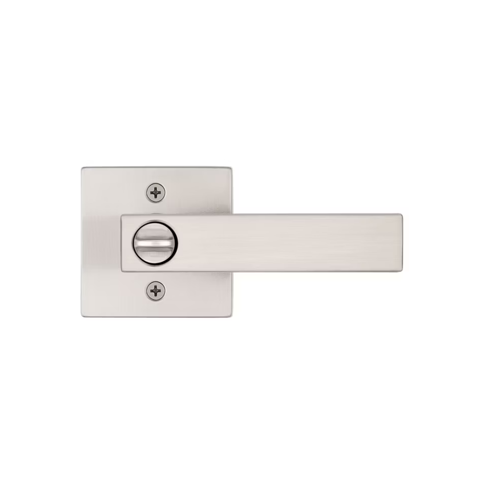 Singapore Lever - Keyed, Satin Nickel