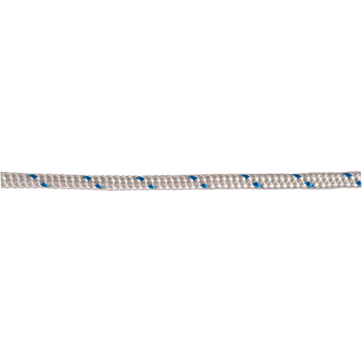 7/32"x100' Braided Polyester Rope, White